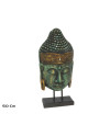 Buddha Head Sculpture Stand 50cm Zen Decorative Figurine