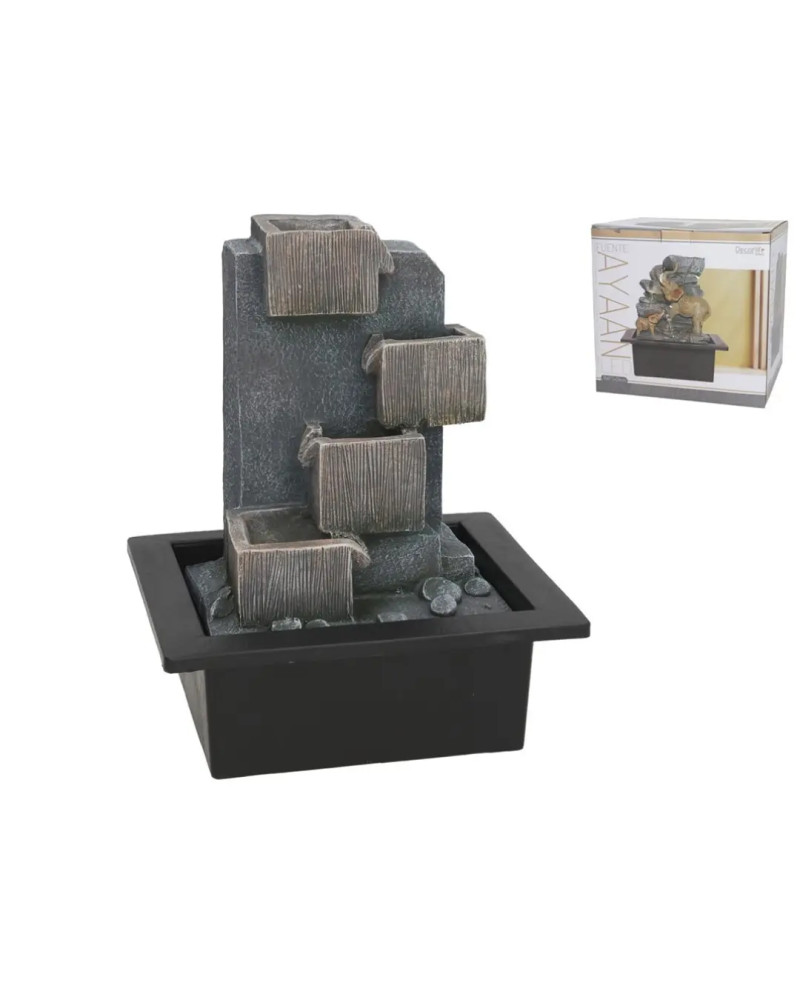 Fuente Decorativa Kinary con Luz LED Interior Cascada