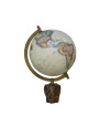 15cm World Globe Odyssey Decorative Wood-Effect Base