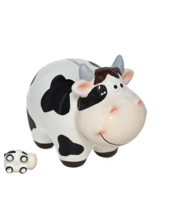 Medium Ceramic Cow Piggy Bank | Savings & Decoration