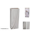 Rectangular Vase Marble Effect Decor 7.5x12x29.5cm