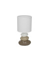 Lampe Table Céramique Aruba 13x13x26cm Décorative