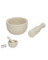 KITE Mortar & Pestle 14x7cm Kitchen Spice Herb Grinder