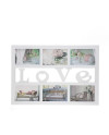 Multiple Photo Frame LOVE 48x33cm for 6 Pictures - Decor