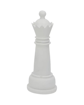 White Finish Chess Piece - Decorative Figurine