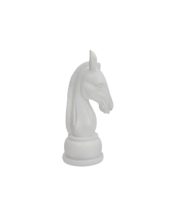 White Finish Chess Piece - Decorative Figurine