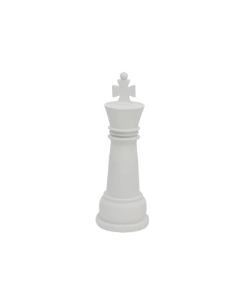 White Finish Chess Piece - Decorative Figurine