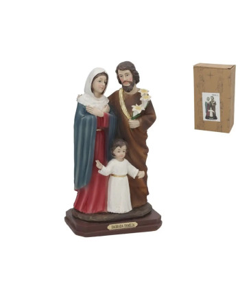 Figura Resina Sacra Famiglia Presepe Decorazione