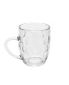 6-Pack Beer Mugs 550ml Classic Dimpled Glass