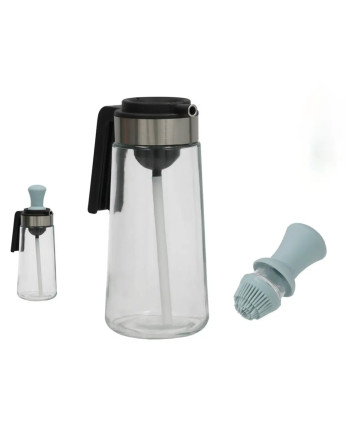 Dispensador Aceite/Vinagre Greta 540ml con Pincel Cocina