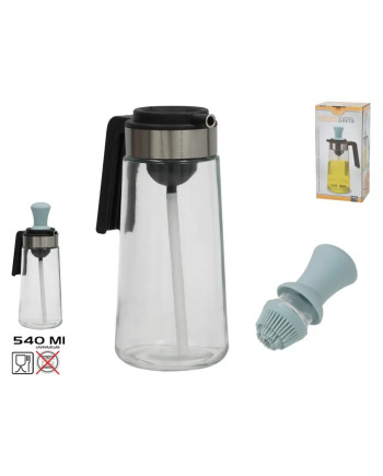 Dispensador Aceite/Vinagre Greta 540ml con Pincel Cocina