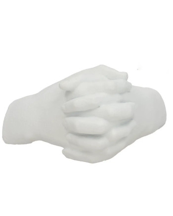 Scultura Decorativa Mani Intrecciate 21.5cm Simbolo Unione
