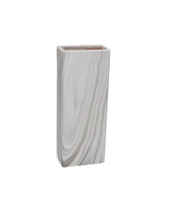 Vaso Rettangolare Effetto Marmo Decor 7.5x12x29.5cm