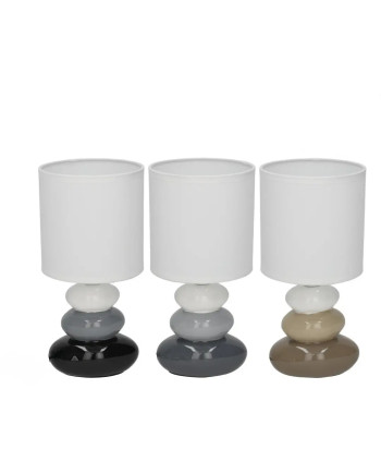 Lampada Tavolo Ceramica Aruba 13x13x26cm Decorativa