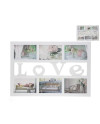 Multiple Photo Frame LOVE 48x33cm for 6 Pictures - Decor