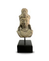 Decorative Grey Fortune Princess Bust on Stand Figurine