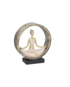 Figura Decorativa Yoga Círculo Meditación Zen Hogar