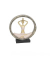 Yoga Circle Figurine Zen Meditation Home Decor Statue