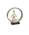 Yoga Circle Figurine Zen Meditation Home Decor Statue