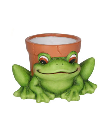 Vaso Rana Decorativo 17.2cm Giardino/Interno