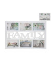 Portafoto Multiplo FAMILY 6 Foto 48x33cm Bianco Decor