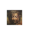 Quadro Buddha Loto Decorazione Zen Tela 40x40x3cm
