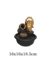 Fontana da Interno Buddha Zen 16x16x18,5cm Cascata