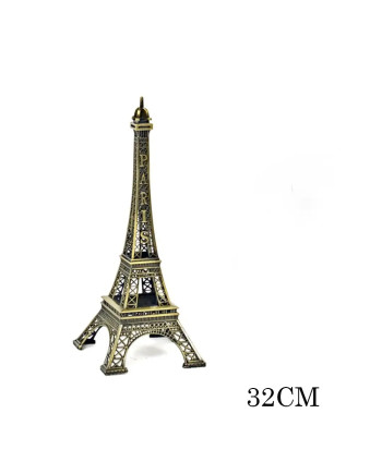 Eiffel Tower Metal Replica 32 cm Bronze Finish Decor