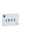 LED Light Box 30cm Interchangeable Letters Sign Decor Lamp