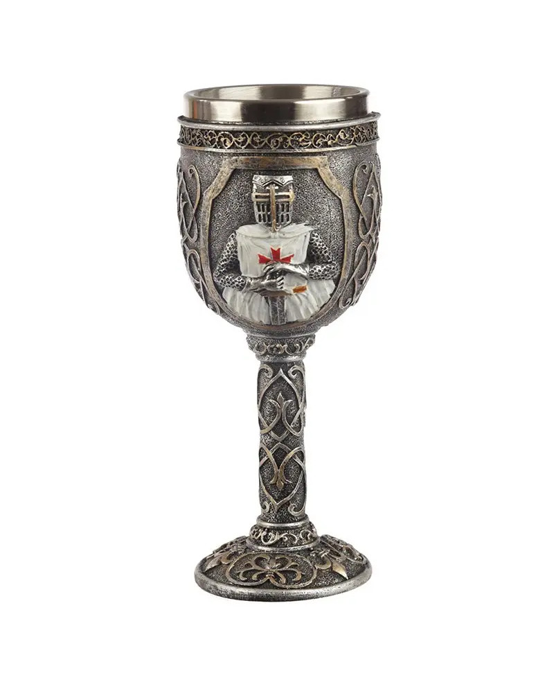 Copa Decorativa Medieval Templario - Diseño Histórico