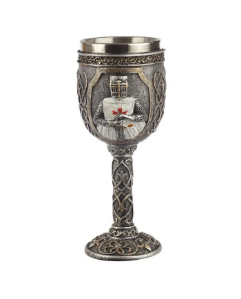 Copa Decorativa Medieval Templario - Diseño Histórico