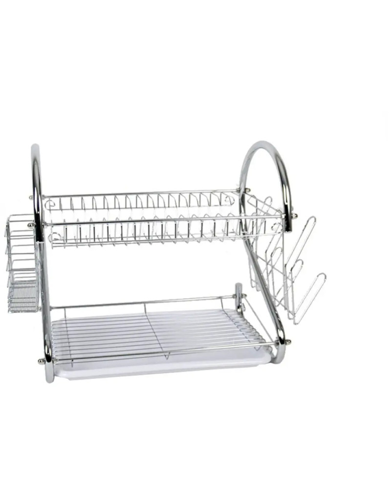 Égouttoir Vaisselle Alen Métal Plateau Plastique Cuisine