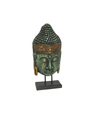 Buddha Head Sculpture Stand 50cm Zen Decorative Figurine
